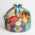 Eid Mubarak Gift Basket with Labubu, KitKat, Fruita Vitals, Mini Bouquet – Fully Customizable